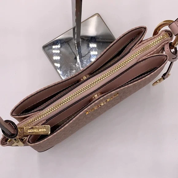 MICHAEL KORS NICOLE LG TRIPLE COMPARTMENT CROSSBODY - Picture 8 of 16